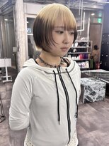 スノットバイガルテ(SNOT by GARTE)&nbsp;ショートウルフ/デザインカラー/ウルフカット/ブリーチ