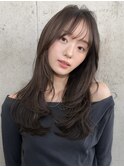 抜け感レイヤーブラウン