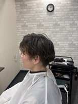 アイズ 海老名(AIZU)&nbsp;スパイラルミックスパーマ　ツイストパー　波巻きパーマ　カット