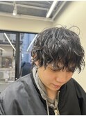 メンズ　スパイラル　パーマ