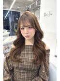 ベージュ/透明感カラー/ブリーチカラー/ミルクティーベージュ