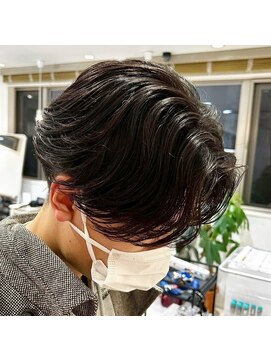 アイトーキョープラスシー 横浜(AI TOKYO+Sea) MEN’S横浜/センターパート/ニュアンスパーマ/毛流れパーマ