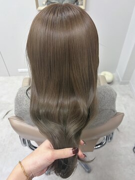 ハイマー(HEIMER) 【神宮前】透明感×ケアカラー|ブリーチなしで叶う艶ロング