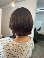 クララジャパン ナベシマ(CLALA JAPAN Nabeshima)&nbsp;ボブ　ミルクティーベージュ　艶髪　髪質改善カラー　ショート