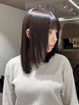 マイル 渋谷(mile)&nbsp;ピンクブラウン/カシスカラー/暖色カラー/ブリーチなし/渋谷