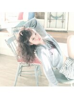 ベル 表参道店(Belle)&nbsp;『外国人風』くせ毛パーマ×スモーキーグレージュ