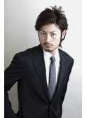 少し長めのメンズショート