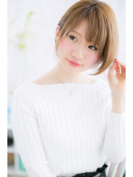 ヘアアンドビューティー ミック(Hair & Beauty miq) 耳かけガーリー◎フェミニン大人ボブ(miq阿佐ヶ谷)