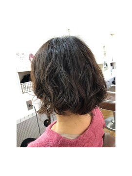 ディー(dee) dee ボブ×パーマ