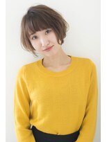 ハナブサ 田上店(HANABUSA) 【岡田芽紅美　HANABUSA】20代30代40代大人かわいい耳かけボブ