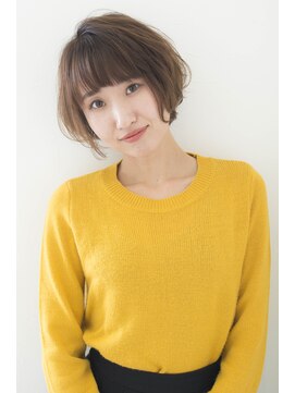 ハナブサ 田上店(HANABUSA) 【岡田芽紅美　HANABUSA】20代30代40代大人かわいい耳かけボブ