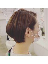 キミドリ(KIMIDORI)&nbsp;大人可愛い×ショートボブ×耳かけ30代40代50代恵比寿ショート