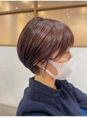 【SALON】大人可愛い20代30代40代く暗髪ショートボブ 青木晃平
