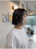 ぱつっとミニボブ/ボリュームダウンパーマ 渋谷