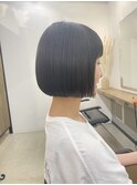 シンプルぷつっとボブ［藤沢/ヘッドスパ/髪質改善］