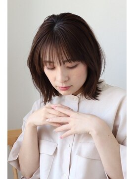 ヘアーアンドメイク エクリ 不動前店(Hair&Make equri) 【不動前美容室】外ハネボブ