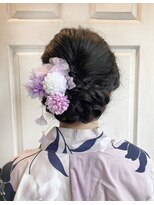 ほめられ大人ガーリーヘアセット浴衣/新宿/新宿西口