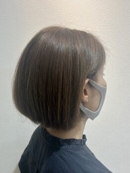 ミルキィ 御井旗崎店の写真/大人女性の髪を美しく♪髪と頭皮を傷めない≪ダメージレスカラー≫でツヤのある自分らしい髪色を叶えます