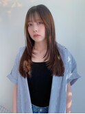 艶髪ロングレイヤー/ブラウン