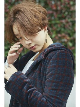 エムスラッシュ たまプラーザ(M.SLASH) ■カーキベージュウルフパーマ小顔ボブM.SLASHたまプラーザ1-2★