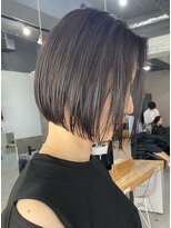 レブ 三条河原町(Reb,)&nbsp;ダークグレージュ×ボブ