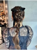 【高めポニーテール】/結婚式/二次会/同窓会/銀座/ヘアセット