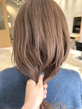 シベルバレー 横浜(sibell) ＊セミロングレイヤーカット顔周りレイヤーウルフハッシュカット