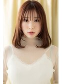 透けバング姫カットレイヤーワンカールミディアムY大宮20代30代