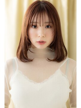 カバーヘア ブリス 大宮西口(COVER HAIR bliss) 透けバング姫カットレイヤーワンカールミディアムY大宮20代30代