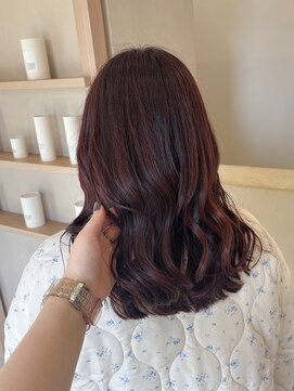 ミュゼプリュム(Musee plume) ブリーチなし艶感ピンクベージュ