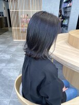 透明感外ハネミディ　　大関