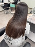 髪質改善 くせ毛 ストレート 縮毛矯正 艶髪 ロング 湿気対策