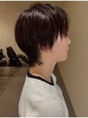 中性的でシャギーなショート 〈riko〉