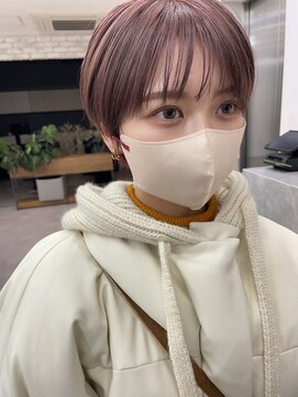 ロット 横浜店(lot) こなれマッシュショート×ピンクベージュ[横浜駅]