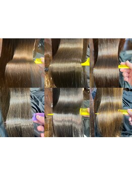 髪のダメージを補修し、ツヤ感をUPさせる。今までにない、潤いと指通りを≪mill hair≫で実感してみて♪