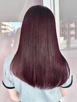 ガーデンヨコハマ(GARDEN YOKOHAMA) ワインレッド ローズブラウン ロング ブリーチなしカラー