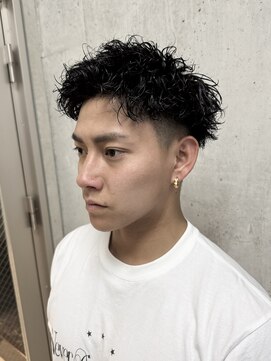 ルノン(LUNON) 暗めカラーグランマッシュデザインカラーフェイスフレーミング