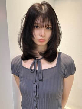 ロンプ(romp) 透明感ナチュラルミディアムレイヤー romp恵比寿 元久翔 iii