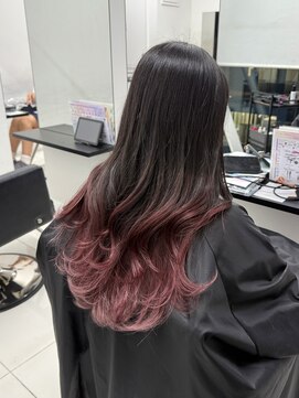 アライブ キチジョウジ(ALIVE Kichijoji) くすみピンクグラデーションカラー