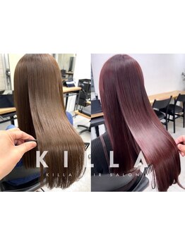 自然に柔らかい質感に仕上がるナチュラルストレート/縮毛矯正*[髪質改善/原宿ブリーチダブルカラー/学割]