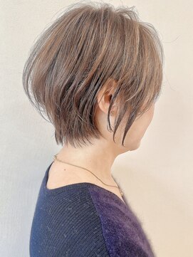 セイドット リー(Say. Ree) say.ショートボブひし形ショートオリーブグレーアッシュブランド