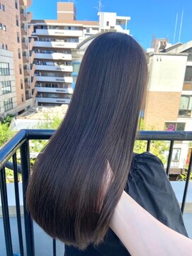 デイアンドナイト 天神大名本店(Day&Night) 髪質改善×ミディアムレイヤーカット/くびれレイヤー/外ハネボブ