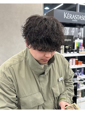 波巻きスパイラル/富士/メンズパーマ/メンズカット