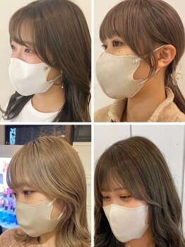 カレラ 新松戸店(KARERA)の写真/【新松戸駅徒歩2分】印象を変える“似合わせ顔周りカット”☆小顔見せを叶える計算されたデザインに♪