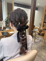 インビテーション 名古屋(invitation)&nbsp;編み下ろしのヘアセット