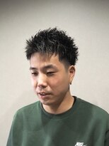 シュルムデイズ(surume daiz)&nbsp;メンズフェード｜清潔感・刈り上げ×スパイキーショート