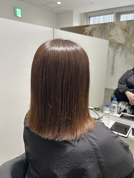 イレス 新札幌店(IRESU) ドレスヘア/ショコラアッシュ/弱酸性縮毛矯正/髪質改善/新札幌