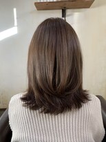 コル フォー ヘアー(cor for hair) くびれ外ハネミディアム