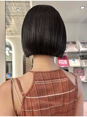 髪質改善上品ボブストレート