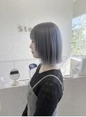 青森 八戸 グレージュ ハイトーンカラー 10代20代30代